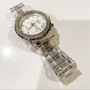 Michael Kors lucite bracelet watch